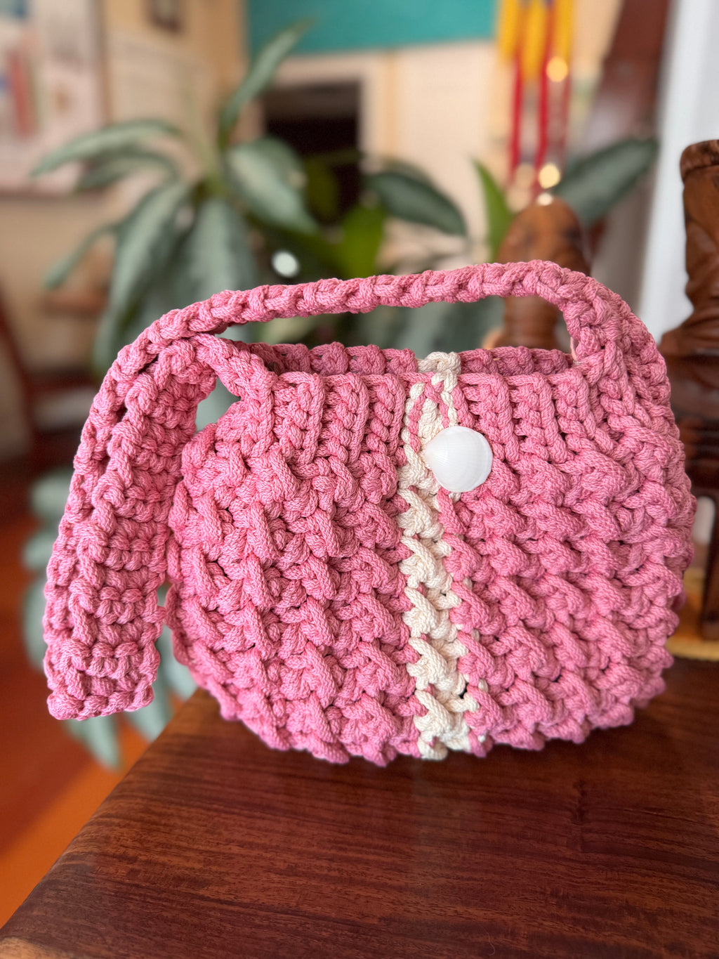 Small pink purse