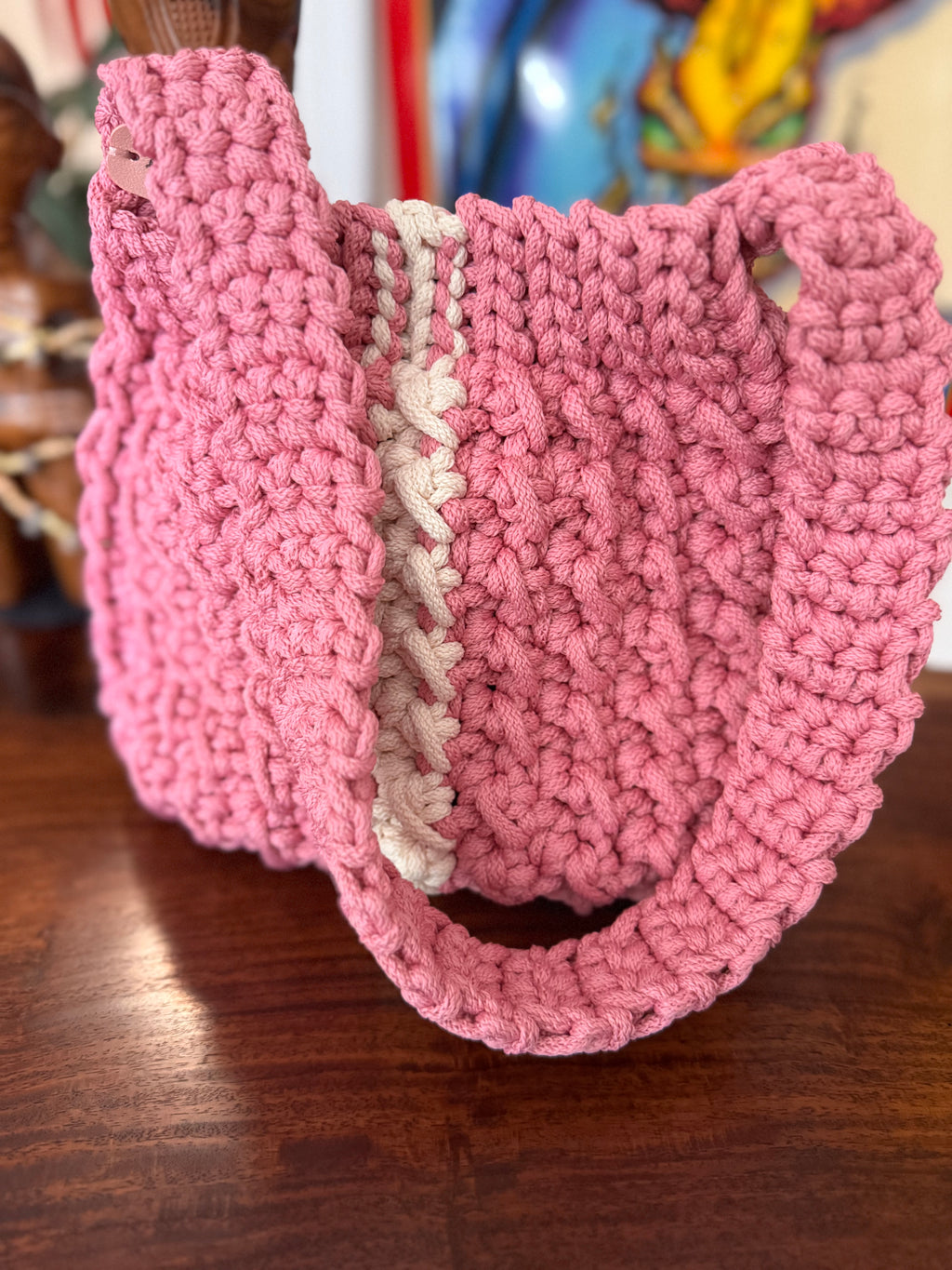 Small pink purse